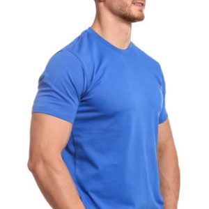 Olive Printed Cotton T- Shirt